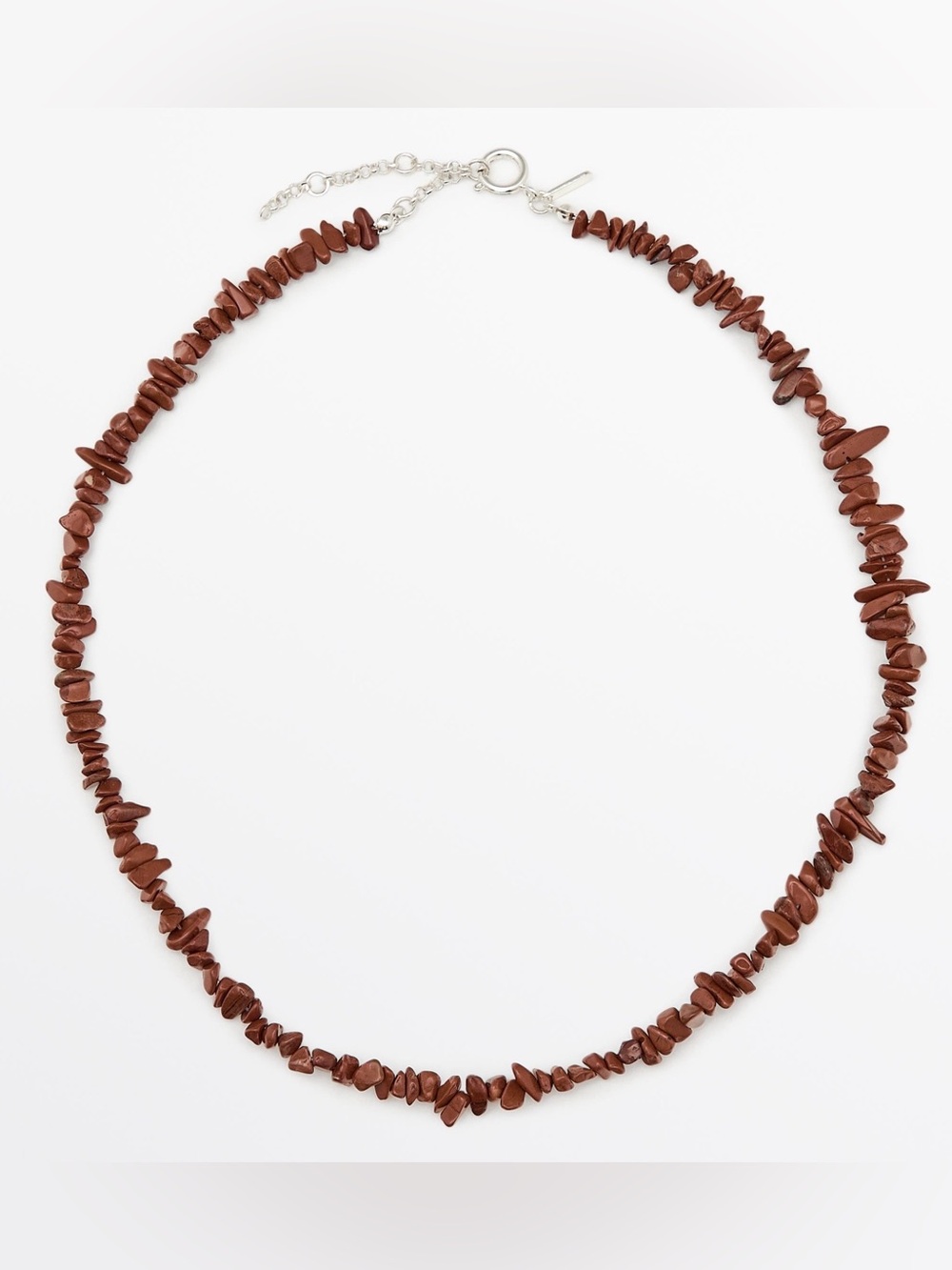 Stone Necklace Maroon